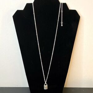 WOMENS | NECKLACE with LOCK | 24” with EXTENDER | NWOT